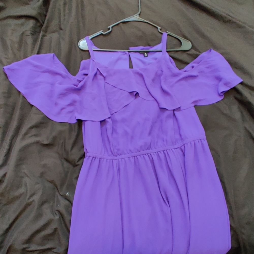 Beautiful Purple Cold Shoulder Torrid Dress
